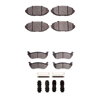 R1 Concepts® - Ceramic Front and Rear Brake Pad Set