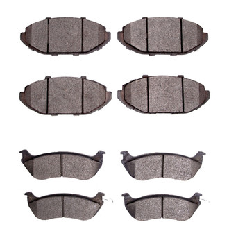 R1 Concepts® - Ceramic Front and Rear Brake Pad Set