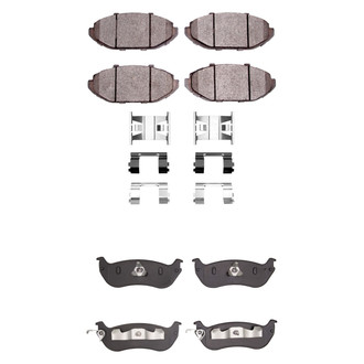 R1 Concepts® - Ceramic Front and Rear Brake Pad Set