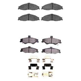 R1 Concepts® - Ceramic Front and Rear Brake Pad Set