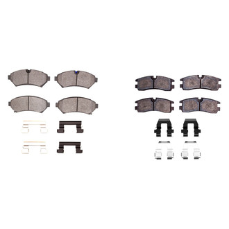 R1 Concepts® - Ceramic Front and Rear Brake Pad Set