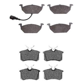 R1 Concepts® - Ceramic Front and Rear Brake Pad Set
