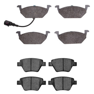 R1 Concepts® - Ceramic Front and Rear Brake Pad Set