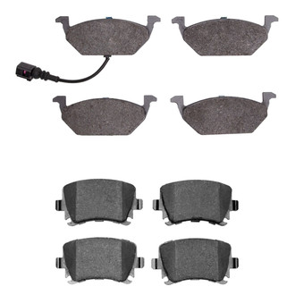 R1 Concepts® - Ceramic Front and Rear Brake Pad Set