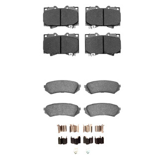 R1 Concepts® - Ceramic Front and Rear Brake Pad Set