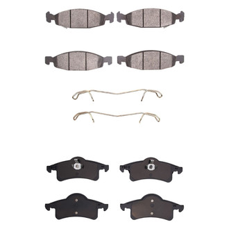 R1 Concepts® - Ceramic Front and Rear Brake Pad Set