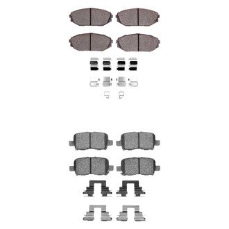 R1 Concepts® - Ceramic Front and Rear Brake Pad Set