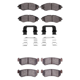 R1 Concepts® - Ceramic Front and Rear Brake Pad Set