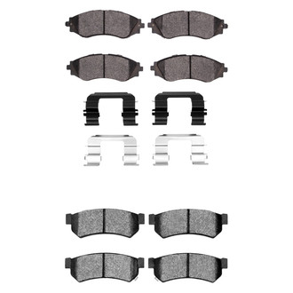 R1 Concepts® - Ceramic Front and Rear Brake Pad Set