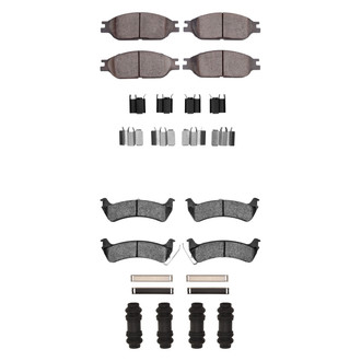 R1 Concepts® - Ceramic Front and Rear Brake Pad Set