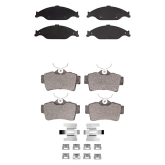 R1 Concepts® - Ceramic Front and Rear Brake Pad Set