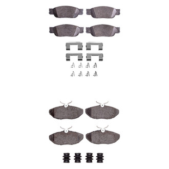 R1 Concepts® - Ceramic Front and Rear Brake Pad Set
