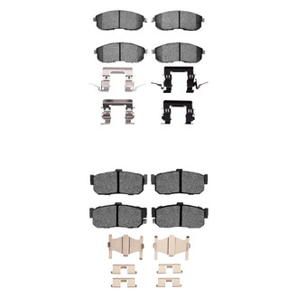 R1 Concepts® - Ceramic Front and Rear Brake Pad Set