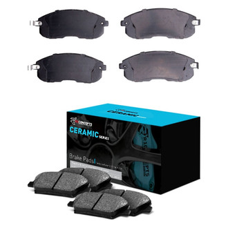 R1 Concepts® - Ceramic Front and Rear Brake Pad Set