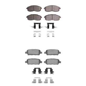 R1 Concepts® - Ceramic Front and Rear Brake Pad Set