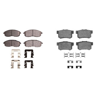 R1 Concepts® - Ceramic Front and Rear Brake Pad Set