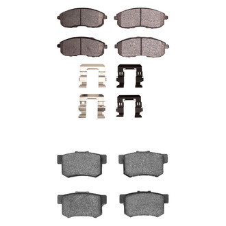 R1 Concepts® - Ceramic Front and Rear Brake Pad Set