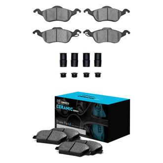 R1 Concepts® - Ceramic Front and Rear Brake Pad Set