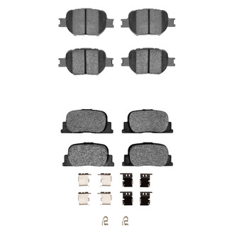R1 Concepts® - Ceramic Front and Rear Brake Pad Set