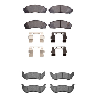R1 Concepts® - Ceramic Front and Rear Brake Pad Set
