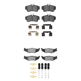 R1 Concepts® - Ceramic Front and Rear Brake Pad Set