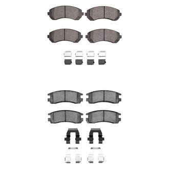 R1 Concepts® - Ceramic Front and Rear Brake Pad Set