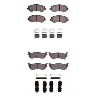 R1 Concepts® - Ceramic Front and Rear Brake Pad Set