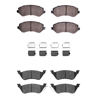 R1 Concepts® - Ceramic Front and Rear Brake Pad Set