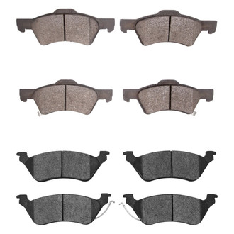 R1 Concepts® - Ceramic Front and Rear Brake Pad Set