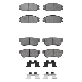 R1 Concepts® - Ceramic Front and Rear Brake Pad Set