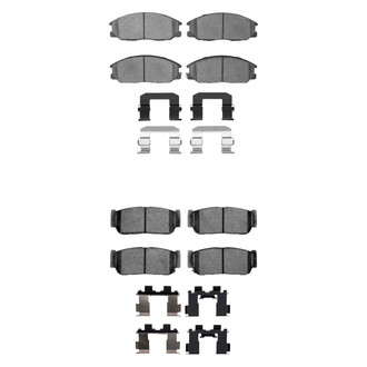 R1 Concepts® - Ceramic Front and Rear Brake Pad Set