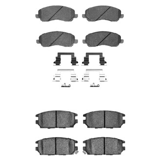 R1 Concepts® - Ceramic Front and Rear Brake Pad Set