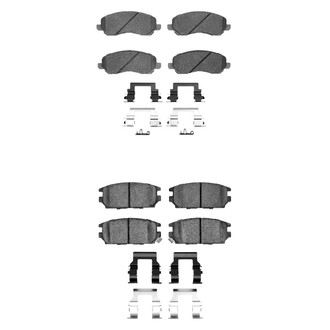 R1 Concepts® - Ceramic Front and Rear Brake Pad Set