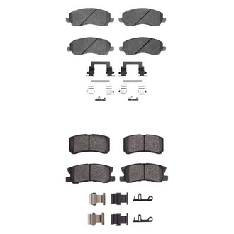 R1 Concepts® - Ceramic Front and Rear Brake Pad Set