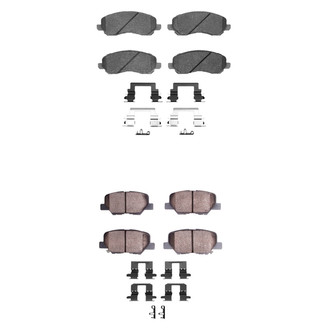 R1 Concepts® - Ceramic Front and Rear Brake Pad Set