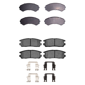 R1 Concepts® - Ceramic Front and Rear Brake Pad Set