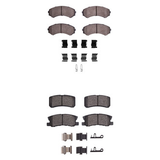 R1 Concepts® - Ceramic Front and Rear Brake Pad Set