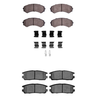 R1 Concepts® - Ceramic Front and Rear Brake Pad Set