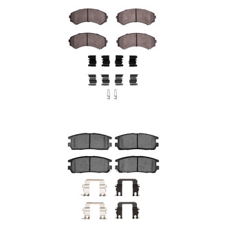 R1 Concepts® - Ceramic Front and Rear Brake Pad Set