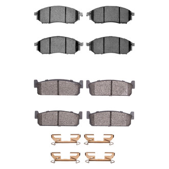 R1 Concepts® - Ceramic Front and Rear Brake Pad Set
