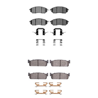 R1 Concepts® - Ceramic Front and Rear Brake Pad Set