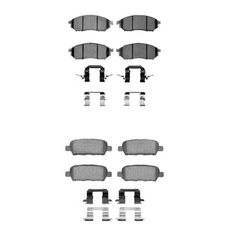 R1 Concepts® - Ceramic Front and Rear Brake Pad Set