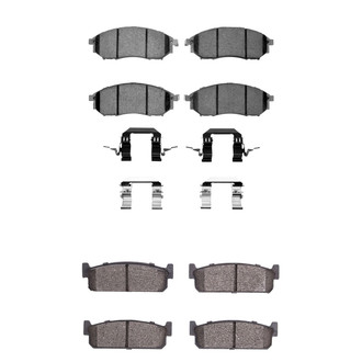 R1 Concepts® - Ceramic Front and Rear Brake Pad Set