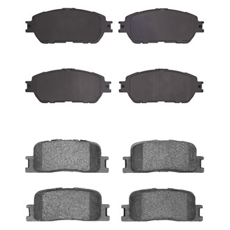 R1 Concepts® - Ceramic Front and Rear Brake Pad Set