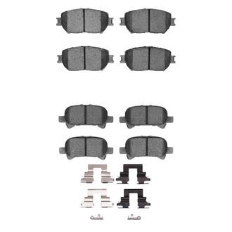 R1 Concepts® - Ceramic Front and Rear Brake Pad Set