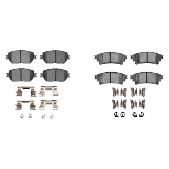 R1 Concepts® - Ceramic Front and Rear Brake Pad Set