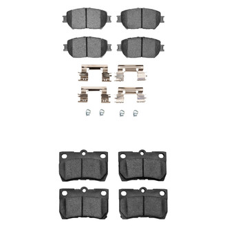 R1 Concepts® - Ceramic Front and Rear Brake Pad Set