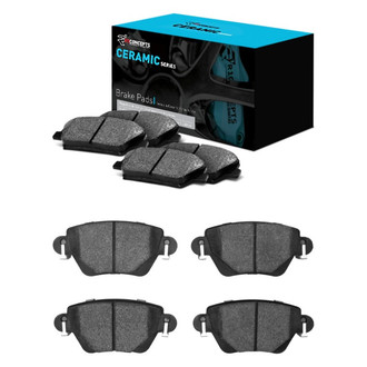 R1 Concepts® - Ceramic Front and Rear Brake Pad Set