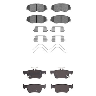 R1 Concepts® - Ceramic Front and Rear Brake Pad Set