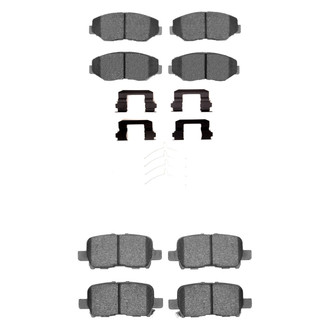 R1 Concepts® - Ceramic Front and Rear Brake Pad Set